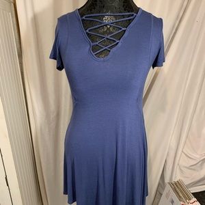 Blue Derek Heart dress